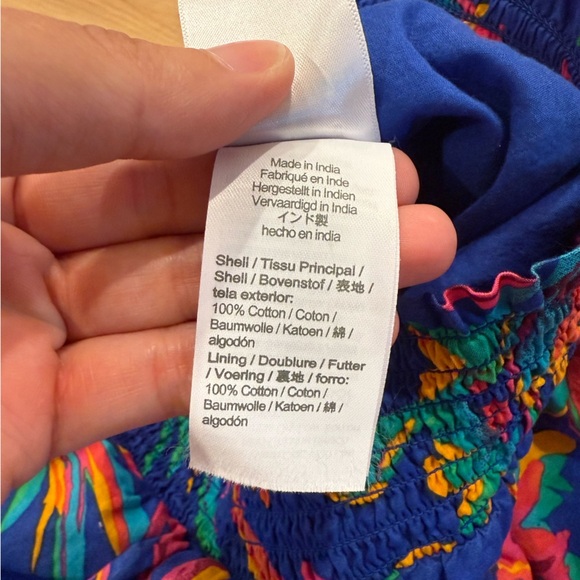 J. Crew Vibrant Floral Women's Skort - Picture 5 of 7